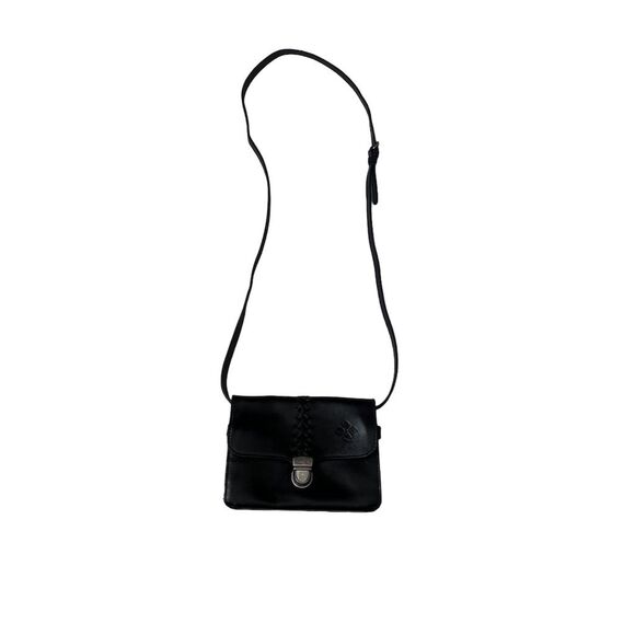 Patricia Nash Handbags - Patricia Nash Bianco Crossbody Organizer Black Leather Wallet Adjustable Strap